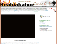 Tablet Screenshot of keahiakahoe.com